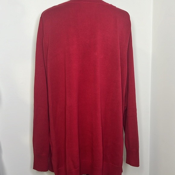 Quacker Factory Women’s Red Sweater Size 1X - Picture 5 of 9